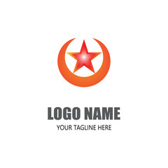 Star logo template vector icon illustration design