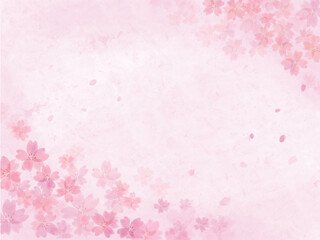 桜の背景ピンク