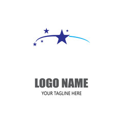 Star logo template vector icon illustration design