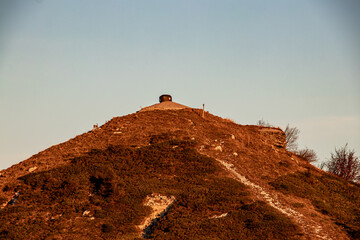iron bunker on a sunrise	