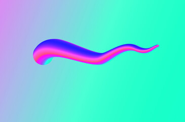 vector illustration of abstract shapes. a wave of different sizes flooded with a grandeur. abstract figure multicolored. body wave