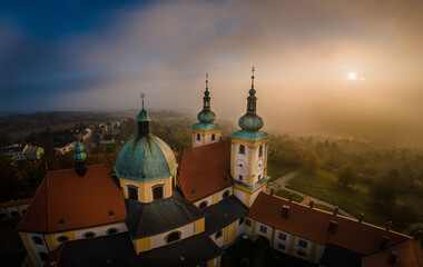 Obraz premium church of the savior on spilled blood city Olomouc St. Kopeček 