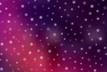 Dark Pink vector layout in New Year style.