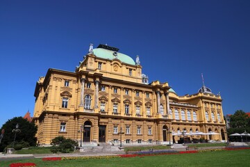 Obraz premium Croatia National Theatre, Zagreb