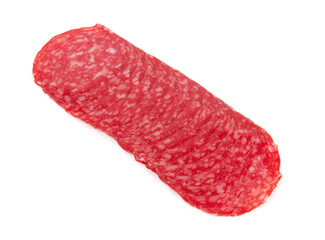 Sausage slices isolated