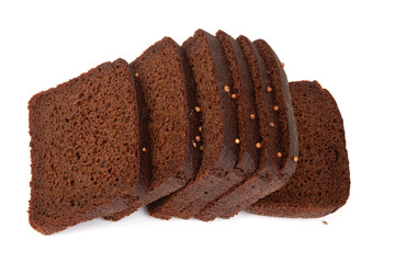 Sliced of rye bread