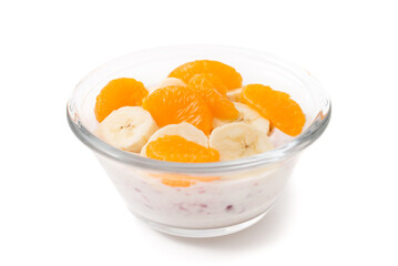 Nachspeise mit Mandarinen