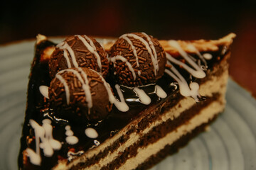 chocolate cake with chocolate