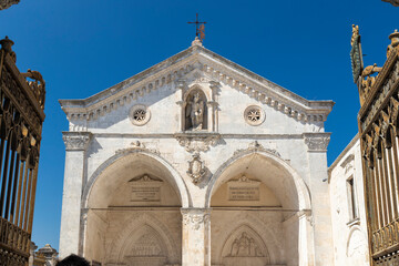 Fototapeta premium Sanctuary of San Michele Arcangelo, UNESCO site, Monte Santangelo, Puglia, Italy