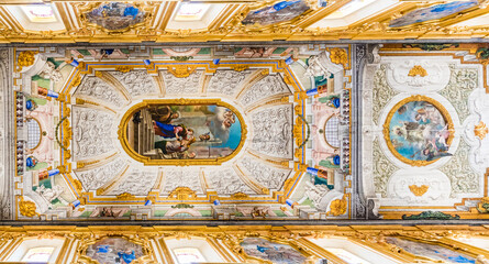 Fototapeta na wymiar Matera Cathedral (Cattedrale di Santa Maria della Bruna e di Sant'Eustachio) in Matera, Italy.
