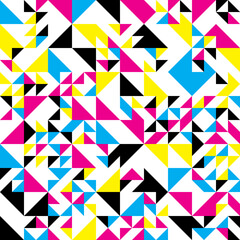 Fototapeta na wymiar Abstract mosaic of right triangles