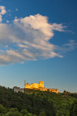 Fototapeta premium Cachtice ruins in West Slovakia