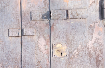 metal door rusty corroded texture background