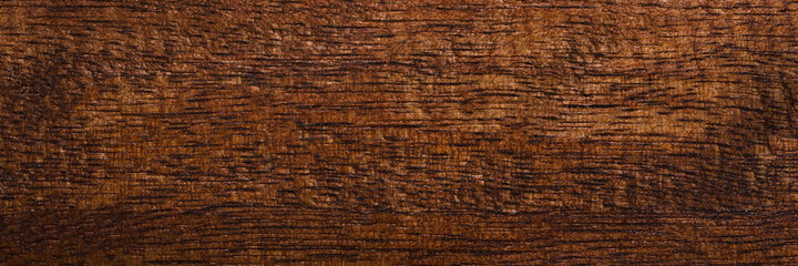 Tabletop of panoramic wooden texture background High quality for work look better and attractive. copy space for your design or decoration. Horizontal composition with Surface patterns from natural