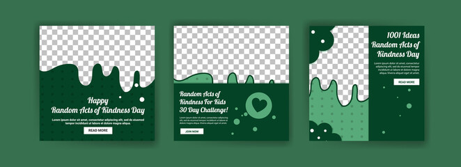 Social media post template for random acts of kindness day. Happy Random Acts of Kindness Day. Random Acts of Kindness For Kids: 30 Day Challenge. 1001 Ideas random acts of kindness day.