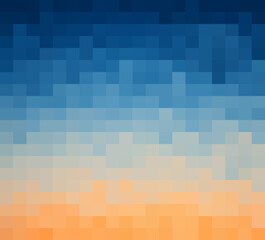 Abstract Blue light geometric Background, Creative Design Templates. Pixel art Grid Mosaic, 8 bit vector background.