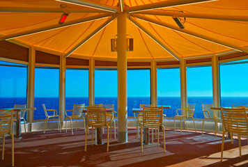 Outdoor sun deck with exclusive modern design terrace patio sun lounger deck chair furniture...