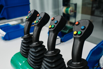 plastic objects in the form of a handle