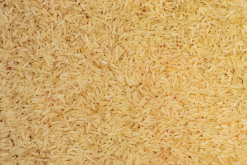 Yellow rice grains texture