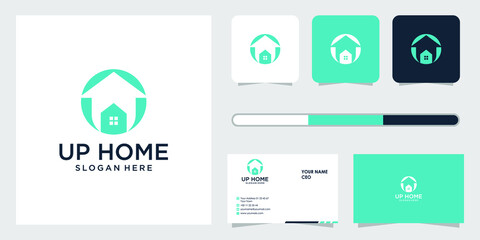 home logo design template vector premium