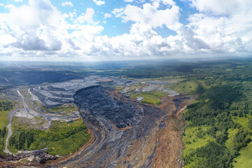 Fototapeta premium Environmental disaster