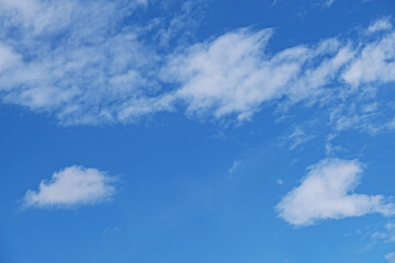 Blue sky with white clouds