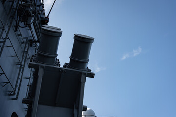 艦対艦誘導弾の発射筒