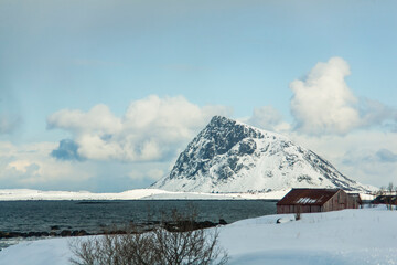 Winter in Lofoten Islands, Northern Norway
