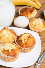 homemade banana nut muffins ready eat (4)