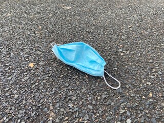 Mask on street