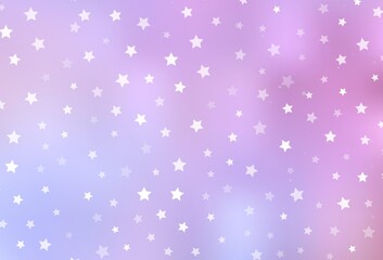 Light Purple, Pink vector backdrop in holiday style.