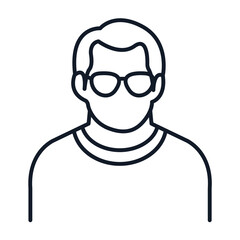 People avatar icon Vector illustration. Portraits of family symbol for web