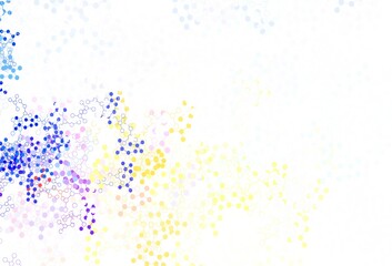 Light Multicolor vector texture with artificial intelligence concept.