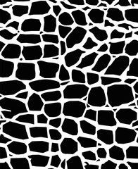 Reptile skin seamless pattern. Animal print background. 