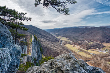 Seneca Rocks hike, West Virginia