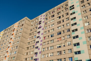 Fototapeta premium Communist-era apartments in Poland