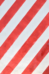 Fototapeta na wymiar red stripes paint on wall