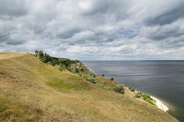 Steppe on the banks of the Volga