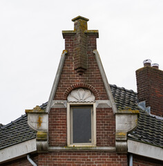 Detail of a building with architectural ornament
