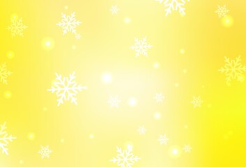 Light Yellow vector background in Xmas style.