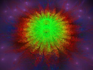 Imaginatory fractal background Image