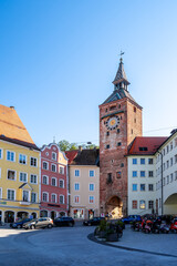 Schmalzturm, Landsberg am Lech, Bayern, Deutschland 