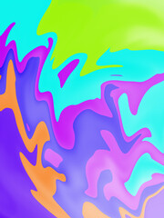 abstract background with splashes