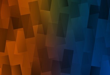 Obraz premium Dark Blue, Yellow vector texture in rectangular style.