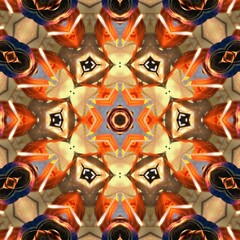 Illustration abstract kaleidoscope, art, wallpaper, design, and background.