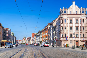 Ulrichplatz, Augsburg, Bayern, Deutschland 