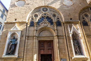 Fototapeta na wymiar Orsanmichele church in Florence, Italy