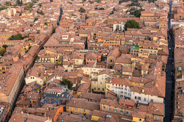 Aerial view of Bologna, Italy