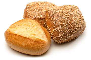 Brötchen-Mischung freigestellt