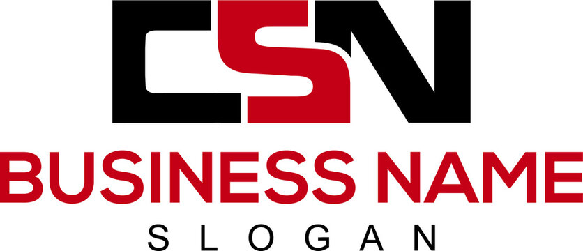 CSN letter Logo Icon For New Business